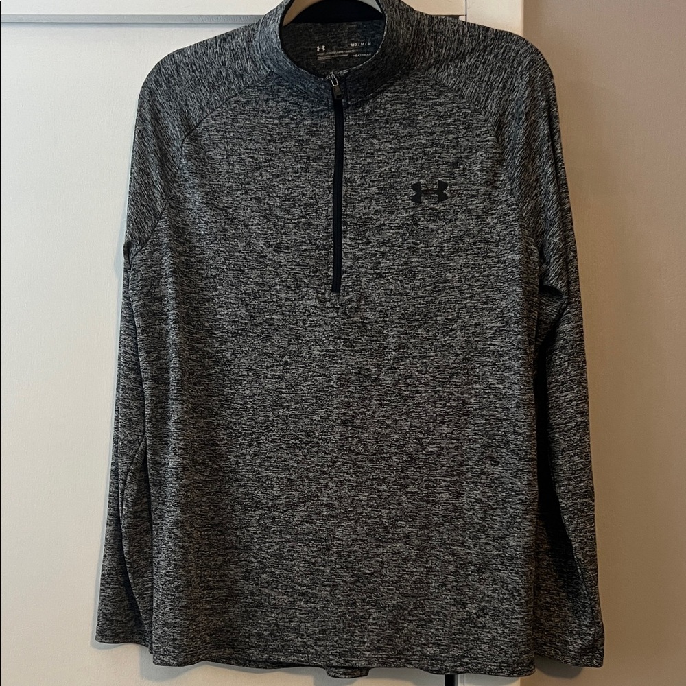 Under Armour Charcoal Quarter-Zip Top - Picture 3 of 4
